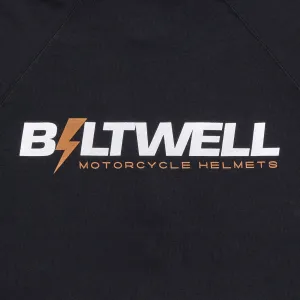 BILTWELL - HOODIE BOLTS ZIP BLACK LG - 30507109