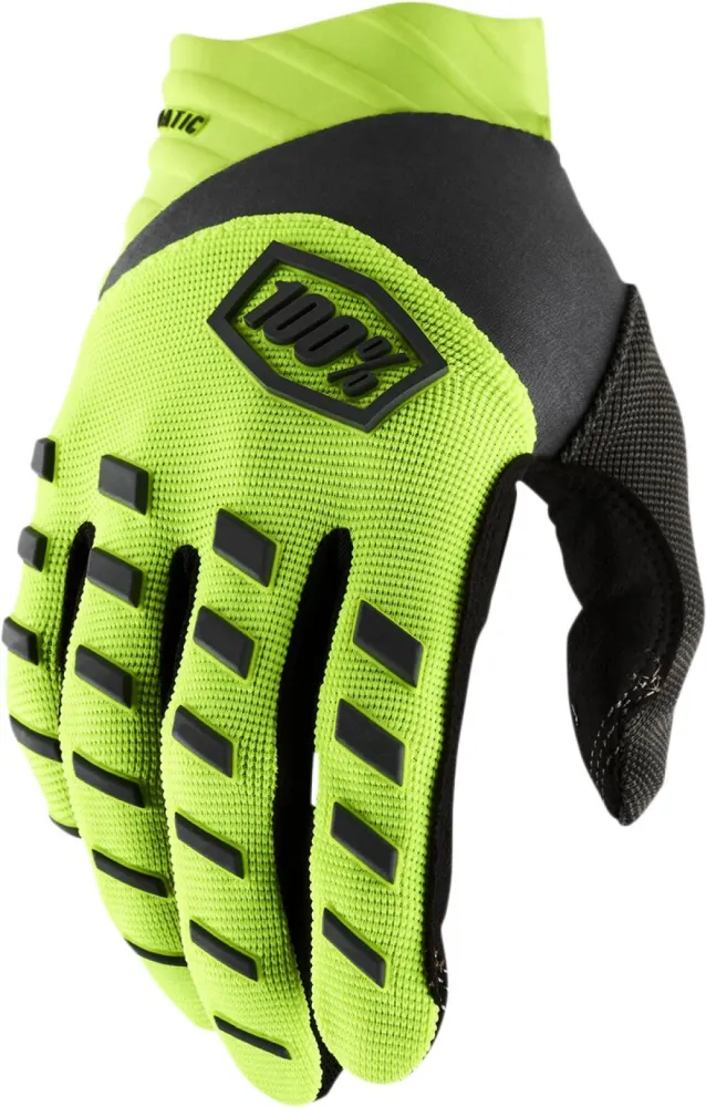 100% - GLV AIRMATIC F YL/BK LG - 33307150