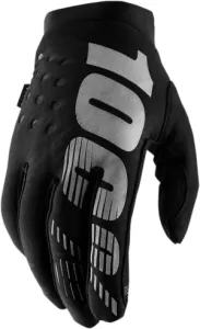 100% - GLOVE YTH BRISK BK/GY LG - 33321438
