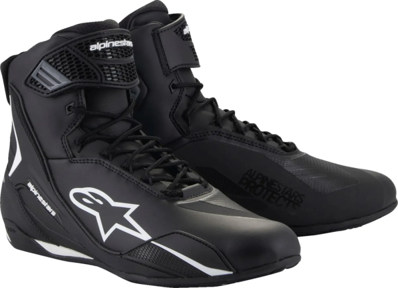 ALPINESTARS (ROAD) - SHOE FASTER V4 BLK/WHT 10.5 - 34053676