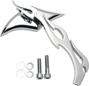 DRAG SPECIALTIES - MIRROR GOTH/FLAME RIGHT - 06400036