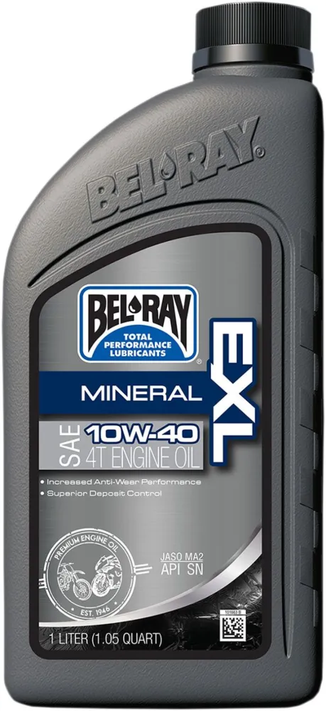 BEL-RAY - OIL EXL MINERAL 4T 10W-40 1L - 36010147