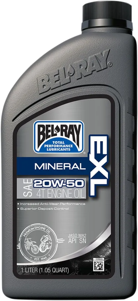 BEL-RAY - OIL EXL MINERAL 4T 20W-50 1L - 36010149