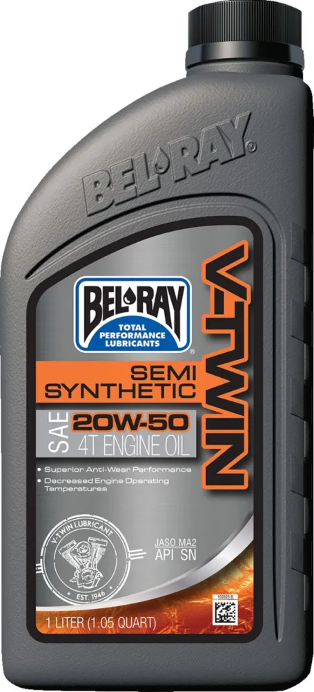 BEL-RAY - OIL VTWIN SEMI 20W50 1L - 36010251