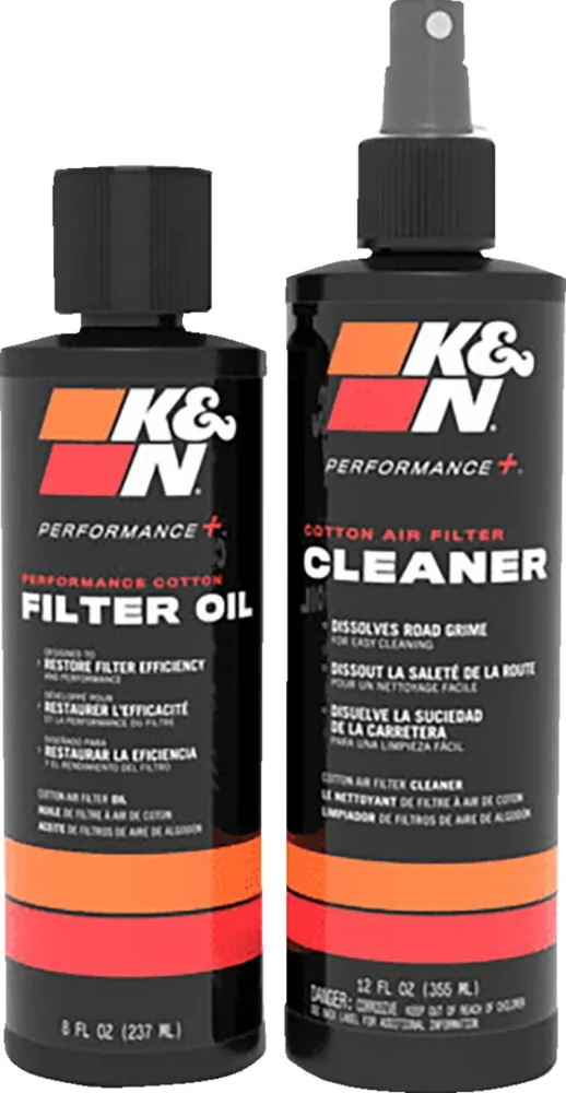 K & N - AIR FILTER CARE KIT BLACK - 36100071