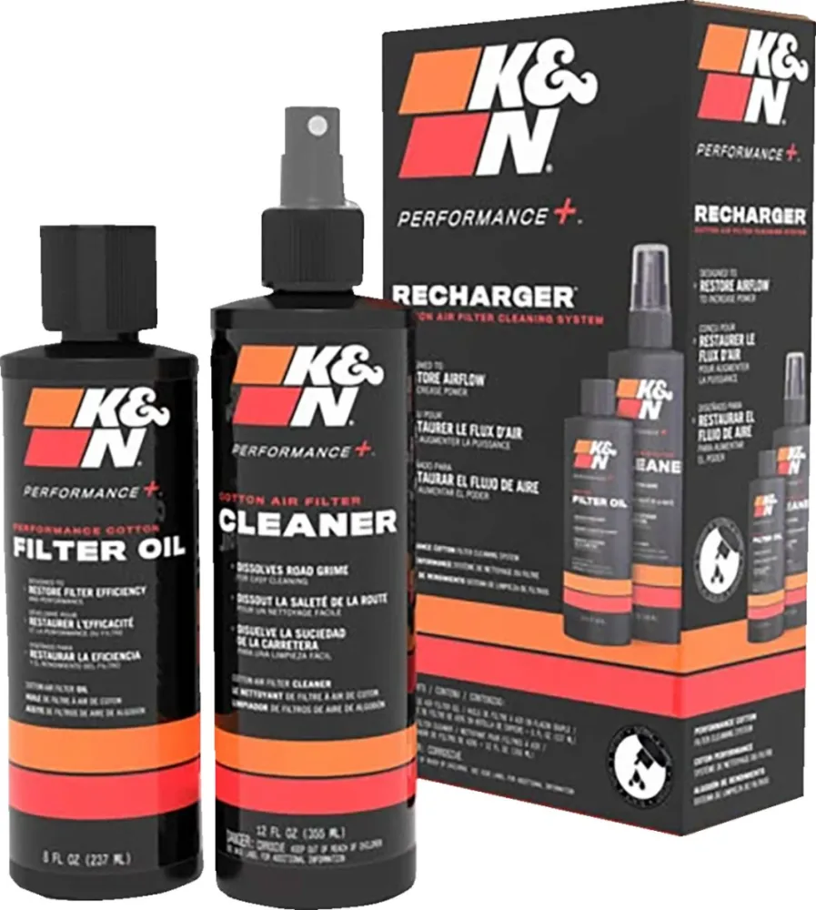 K & N - AIR FILTER CARE KIT BLACK - 36100071