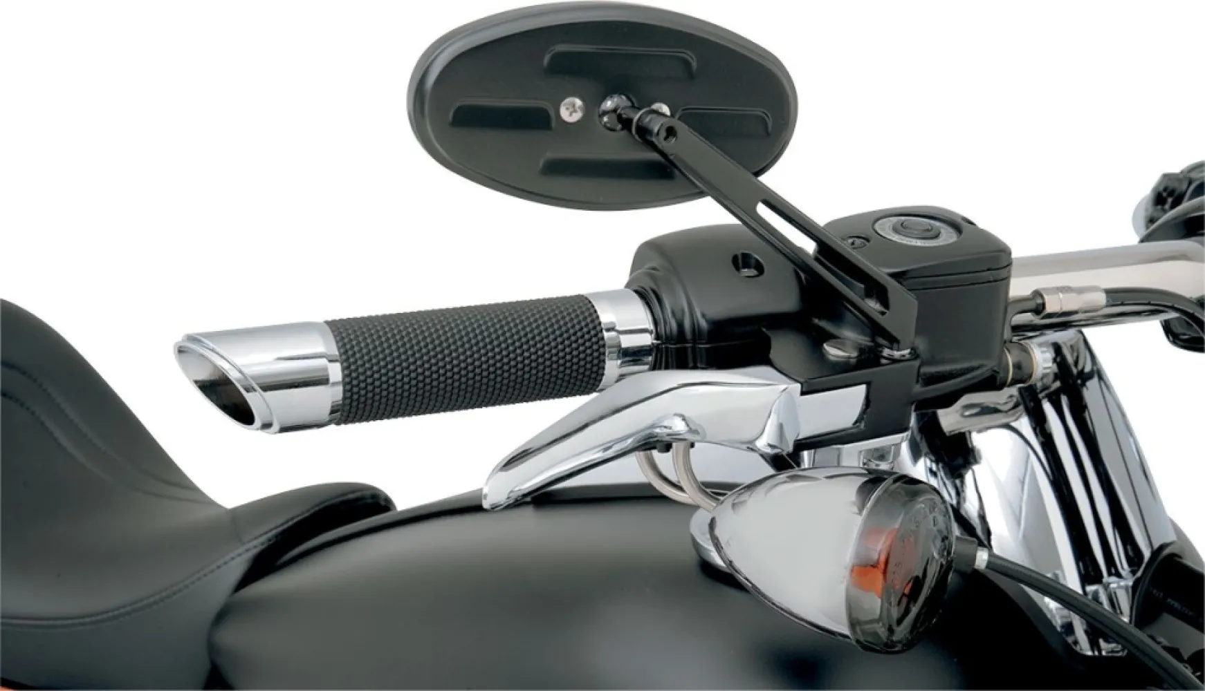 DRAG SPECIALTIES - MIRROR STEALTH II BLK - 06400286