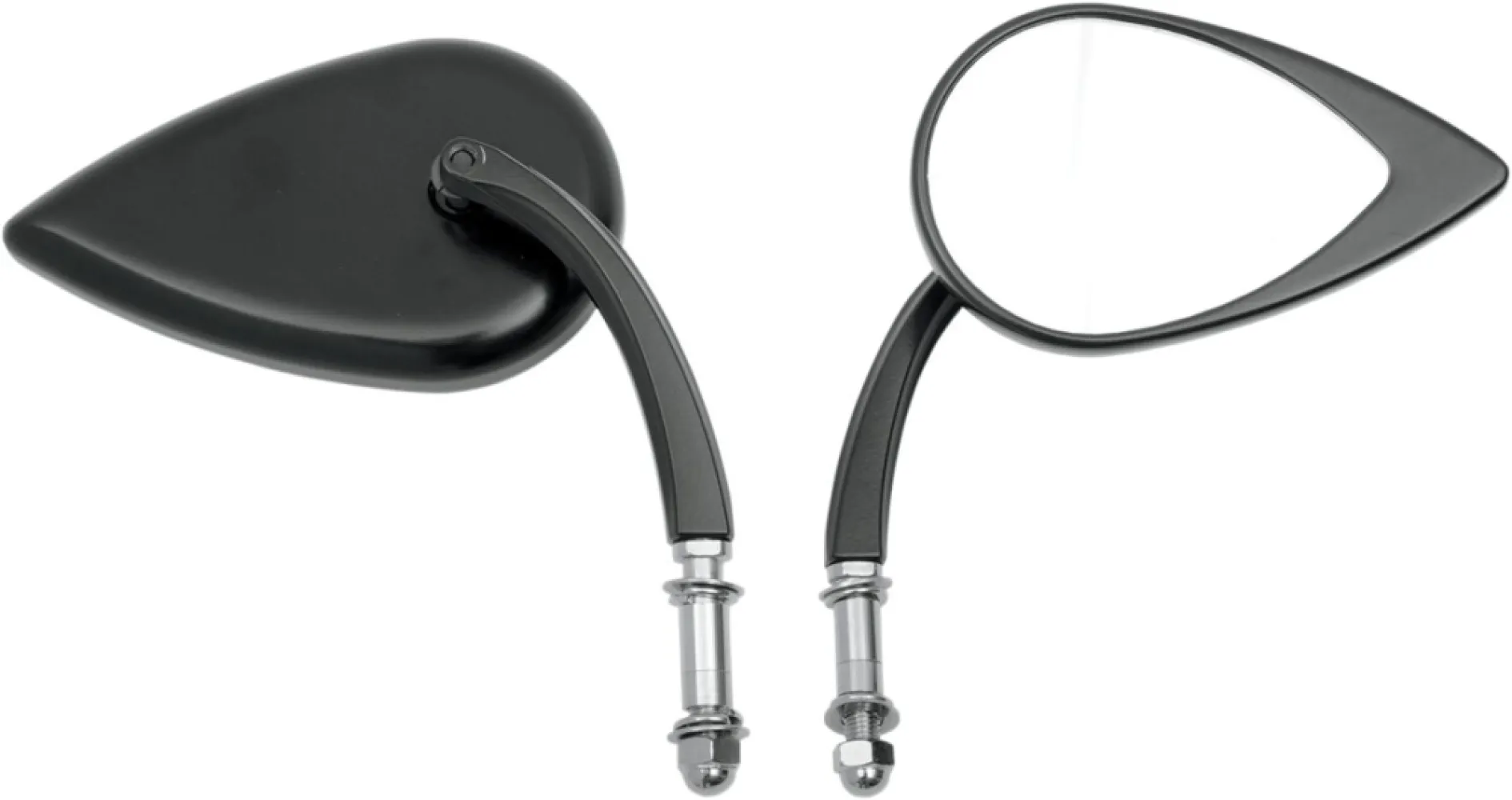 DRAG SPECIALTIES - MIRROR T-DROP BLK S. STM - 06400390