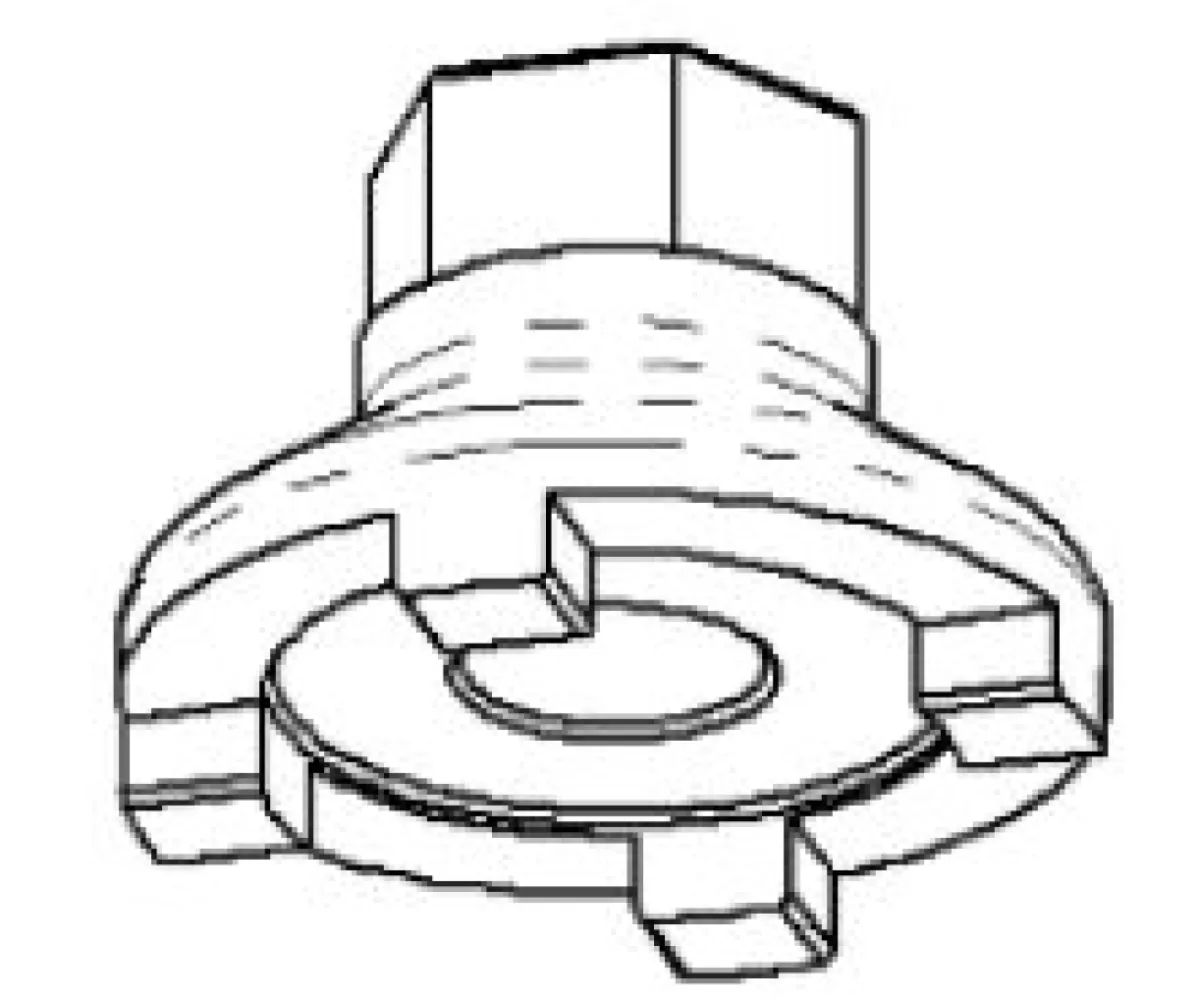 HYPERPRO - TOOL FORK CARTRIDGE SOCKET L30 - 38050323