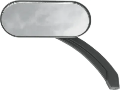 DRAG SPECIALTIES - MIRROR OVAL HOTOP FLATBLK - 06400488