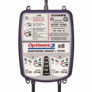 TECMATE - CHARGER OPT 3 -2BANKS - 38070308