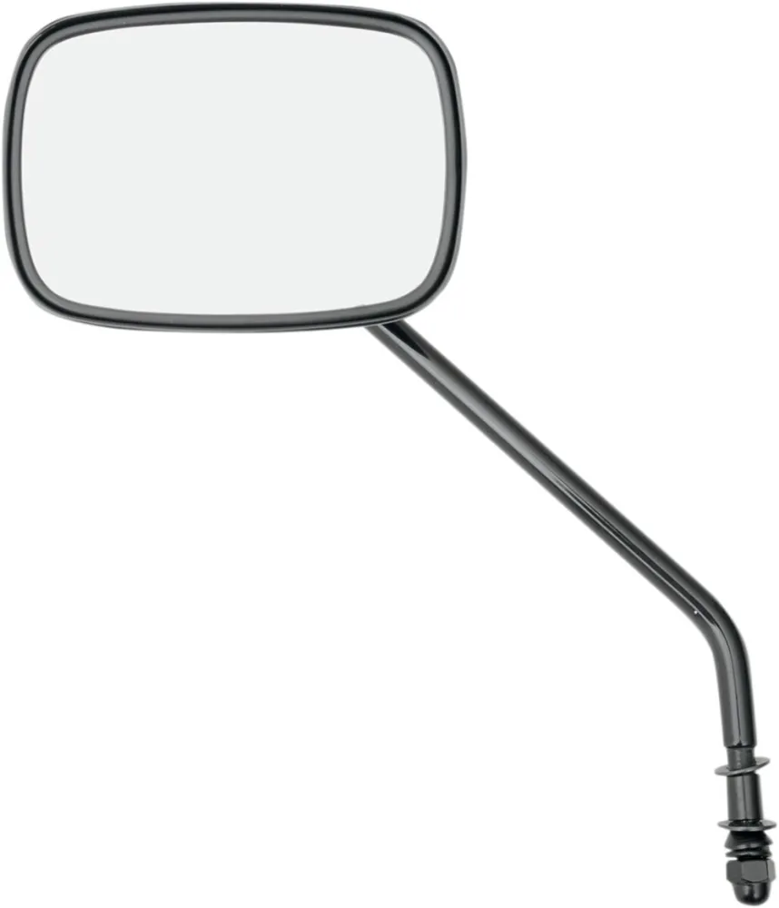 DRAG SPECIALTIES - MIRROR PLN LONG STEM BLK - 06400657