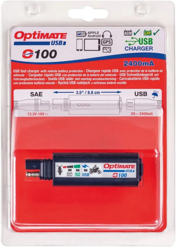 TECMATE - CHARGER USB 2400MA - 38070539