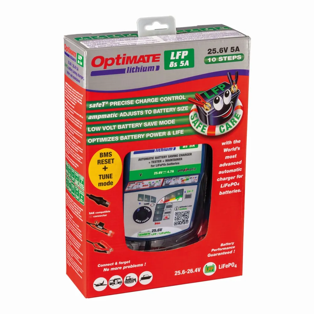 TECMATE - CHARGER OPT LITHIUM 8S 5A - 38070551