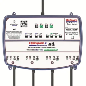 TECMATE - OPTIMATE 2 DUO 4-BANKS - 38070580