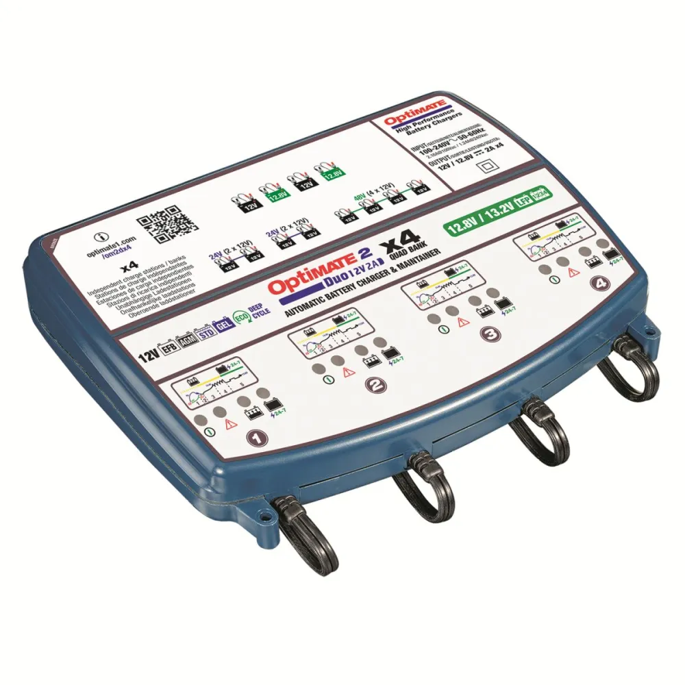 TECMATE - OPTIMATE 2 DUO 4-BANKS - 38070580