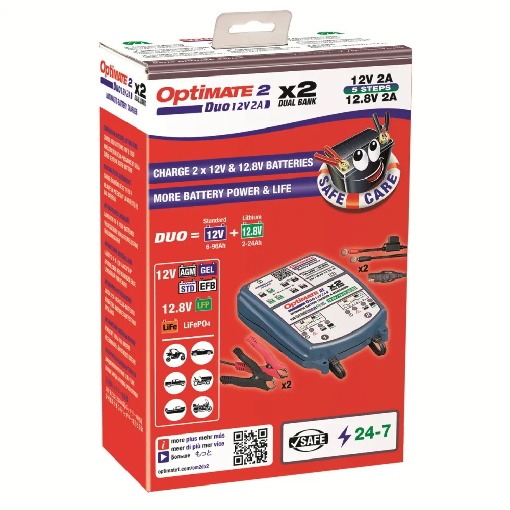 TECMATE - OPTIMATE 2 DUO 2-BANKS - 38070581