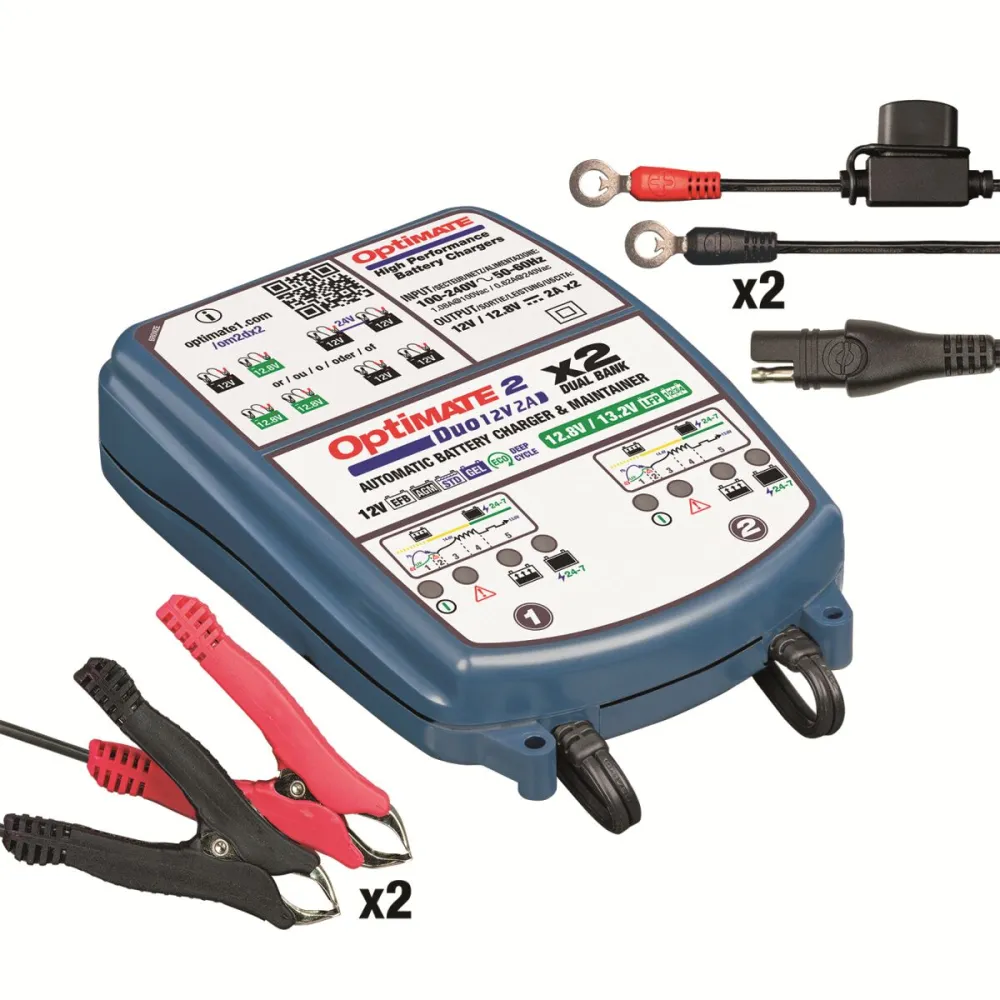 TECMATE - OPTIMATE 2 DUO 2-BANKS - 38070581