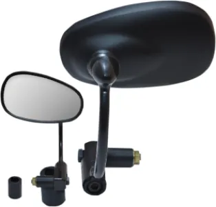 PARTS UNLIMITED - MIRROR PU 7/8 BAR END OVL - 06400932