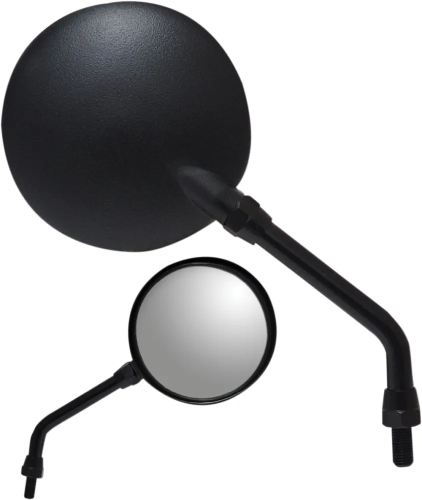 PARTS UNLIMITED - MIRROR PU ROUND BLACK - 06400949