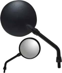 PARTS UNLIMITED - MIRROR PU ROUND BLACK - 06400949