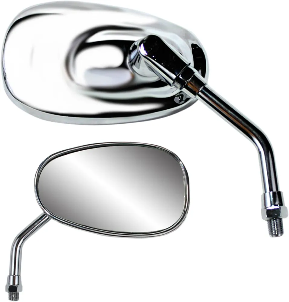 PARTS UNLIMITED - MIRROR PU MINI OVAL CHR - 06400948