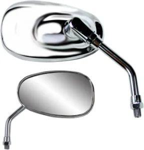 PARTS UNLIMITED - MIRROR PU MINI OVAL CHR - 06400948
