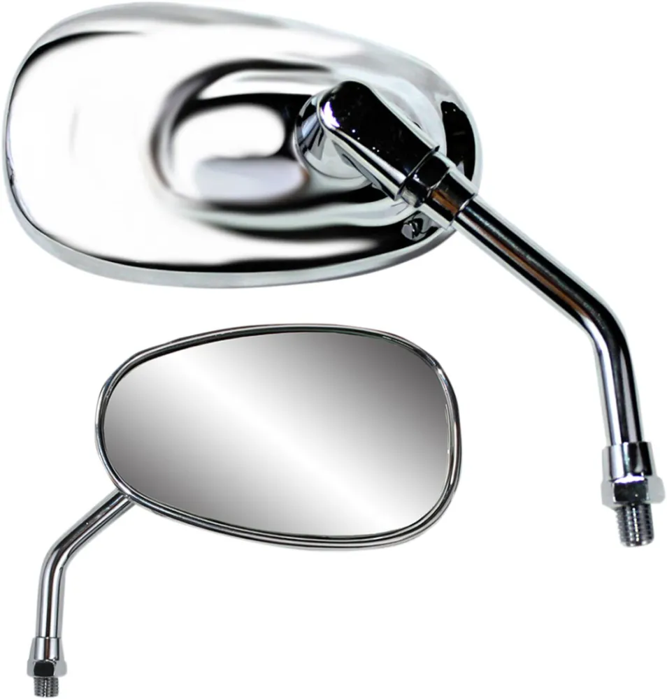 PARTS UNLIMITED - MIRROR PU MINI OVAL CHR - 06400947