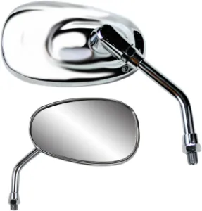PARTS UNLIMITED - MIRROR PU MINI OVAL CHR - 06400947