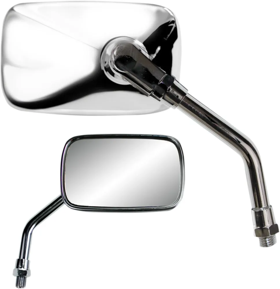 PARTS UNLIMITED - MIRROR PU MINI RECT. CHR - 06400957