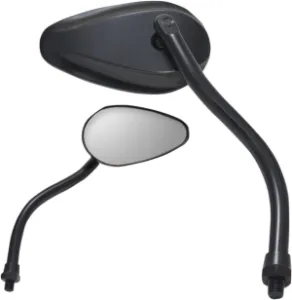 PARTS UNLIMITED - MIRROR PU TEARDROP BLK - 06400961
