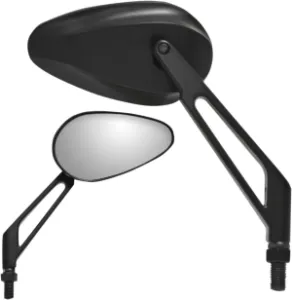 PARTS UNLIMITED - MIRROR PU TEARDROP BLK - 06400963