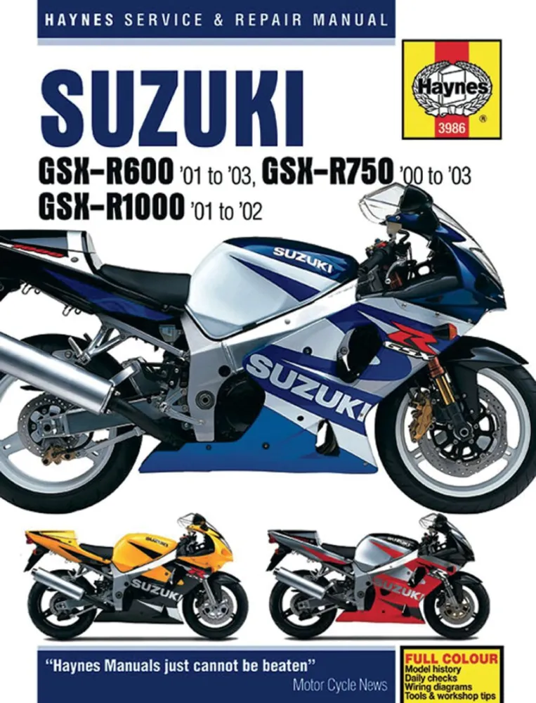 HAYNES - MANUAL HAY SUZ GSXR - 42010107
