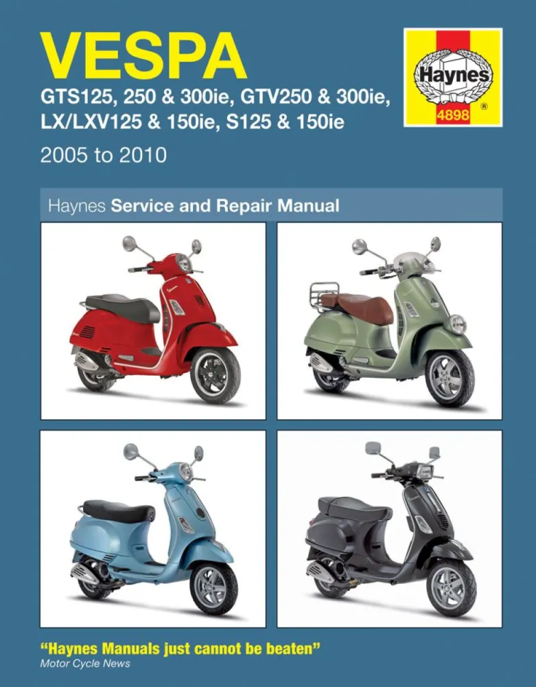 HAYNES - VESPA GTS GTV LX & S 125- - 42010316