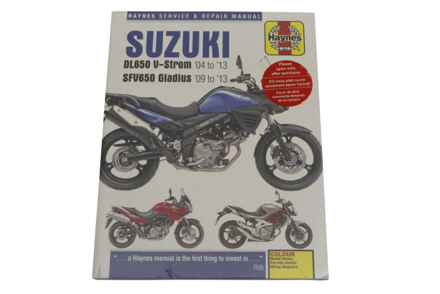 HAYNES - SUZUKI DL650 V-STROM & SF - 42010323