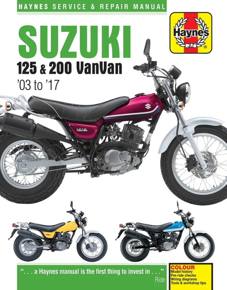 HAYNES - SUZUKI RV125/300 VANVAN ( - 42010342