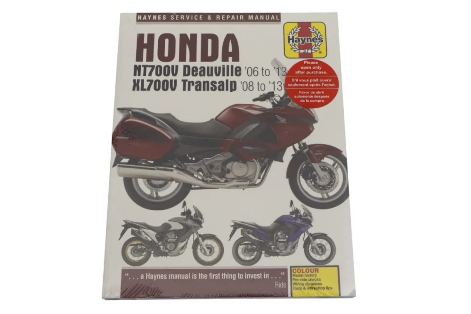 HAYNES - HONDA NT700 D/V & TRANSAL - 42010338