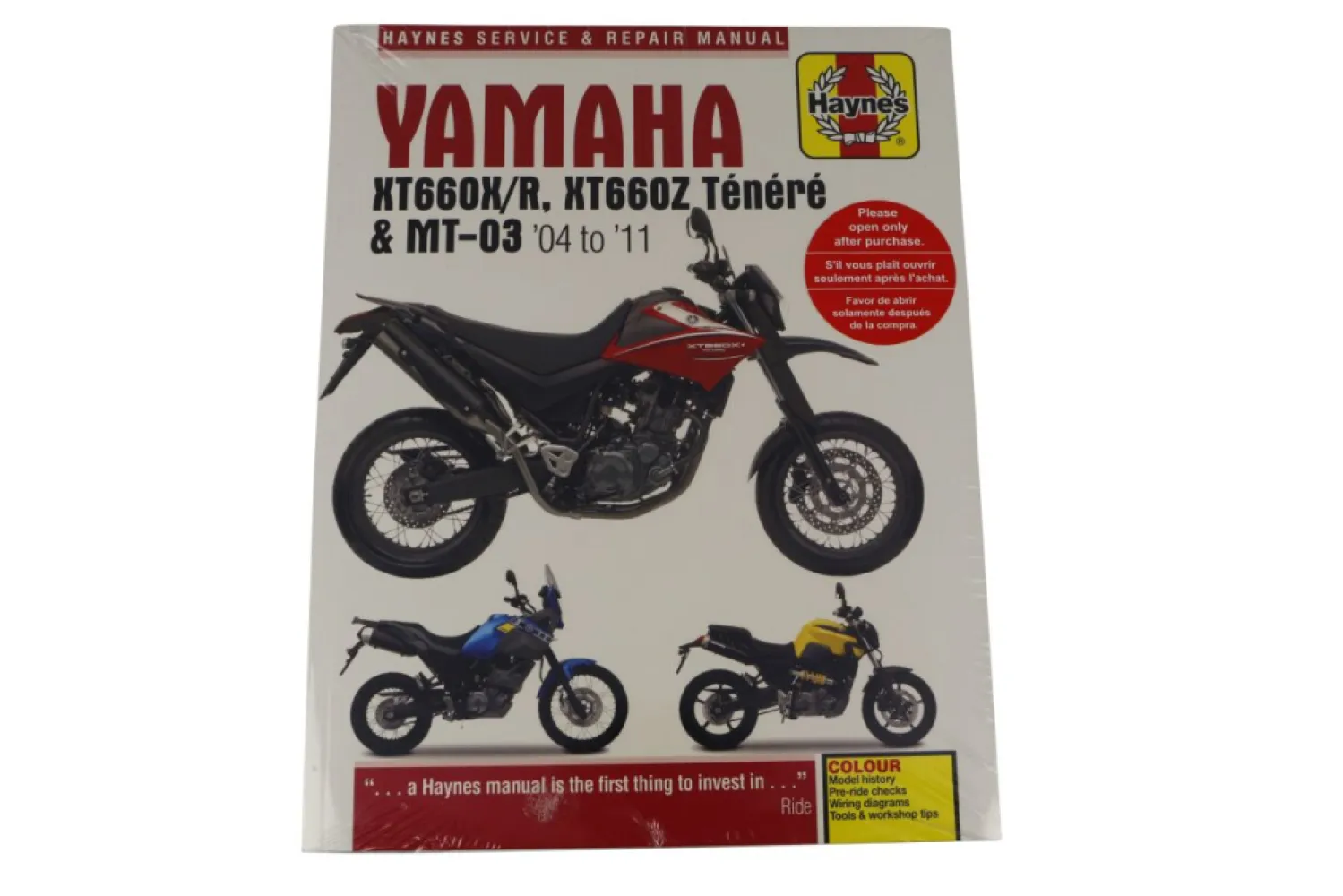 HAYNES - YAMAHA XT660 & MT-03 (04- - 42010347