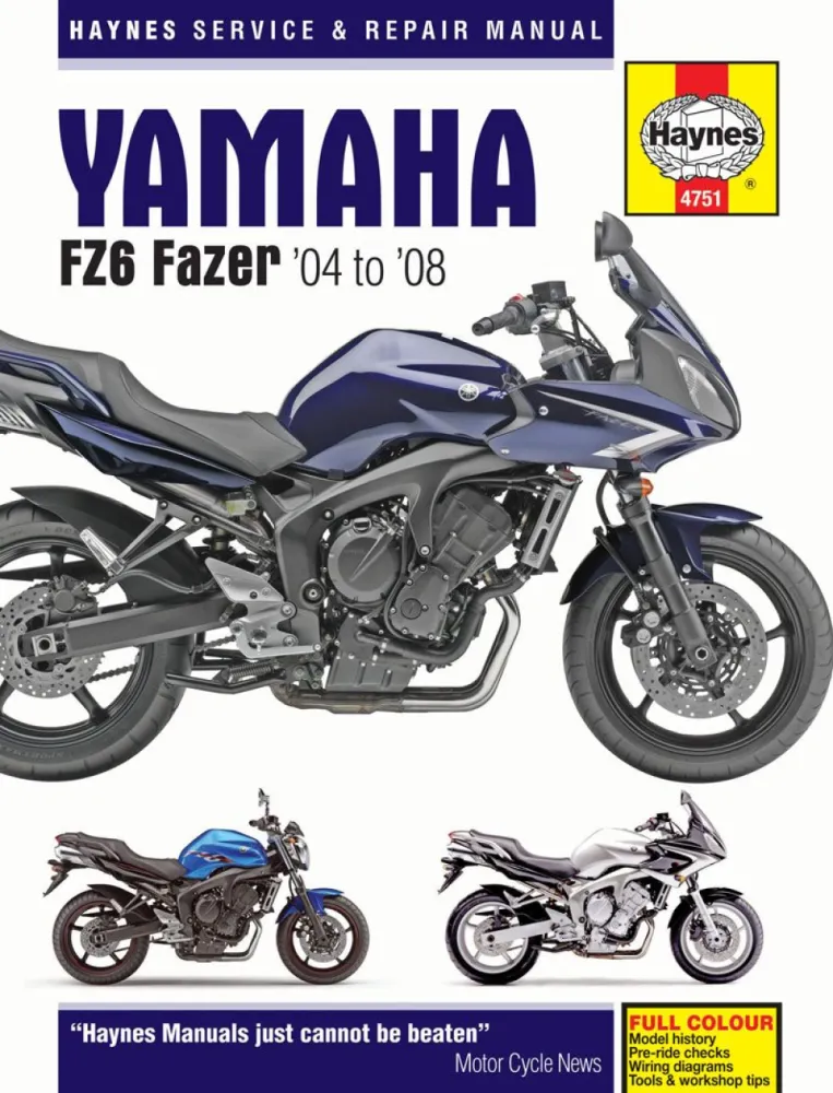 HAYNES - YAMAHA FZ6 FAZER 04 - 08 - 42010368