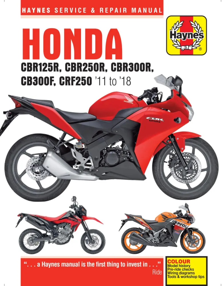 HAYNES - HONDA CBR125R/250R &CRF25 - 42010378