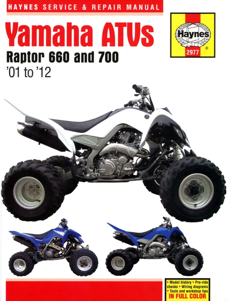 HAYNES - YAMAHA RAPTOR 660 & 700 A - 42010390
