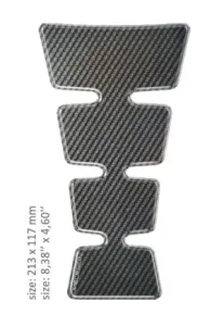 ONEDESIGN - TANK PAD UNI GOLD SHAPE CARBON - 43010493