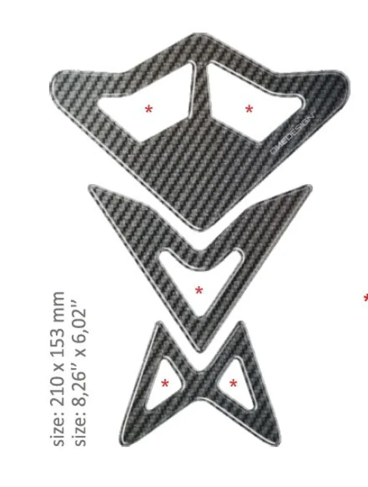 ONEDESIGN - TANK PAD CARBON SUN - 43010503