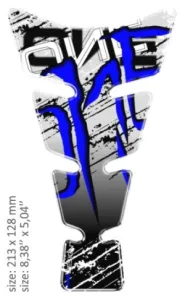 ONEDESIGN - TANK PAD SPIRIT SCRATCHES BLUE - 43010517