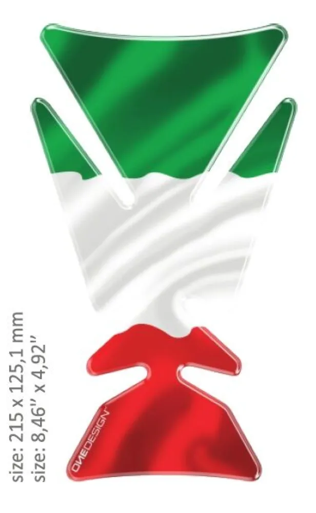 ONEDESIGN - TANK PAD ITALIAN FLAG - 43010521