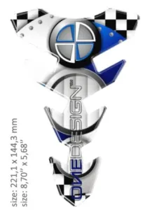 ONEDESIGN - TANK PAD SLIM BMW LOGO - 43010534