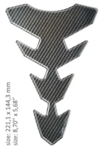 ONEDESIGN - TANK PAD SLIM CARBON - 43010545