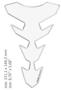 ONEDESIGN - TANK PAD SLIM TRANSPARENT - 43010546