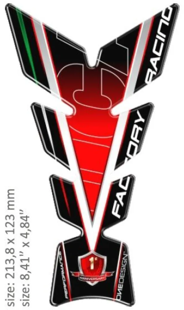 ONEDESIGN - TANK PAD MOON DUCATI - 43010558