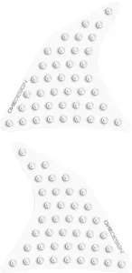 ONEDESIGN - KIT 2 LABELS RI LE BUBBLE CLR - 43010707